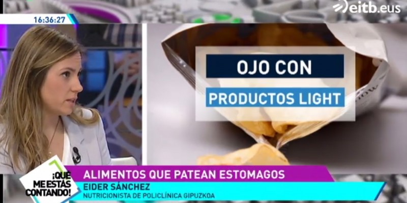 La nutricionista Eider Sánchez explica qué las alimentos pueden resultar pesados al estómago en ETB 2